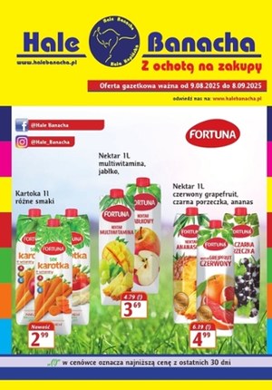 Gazetka promocyjna Hala Banacha, ważna od 09.08.2025 do 08.09.2025.