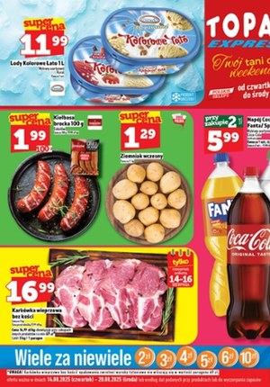 Gazetka promocyjna Topaz, ważna od 14.08.2025 do 20.08.2025.
