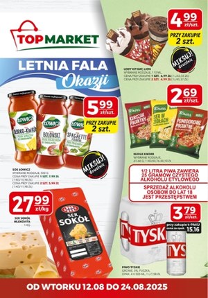 Gazetka promocyjna Top Market, ważna od 12.08.2025 do 24.08.2025.