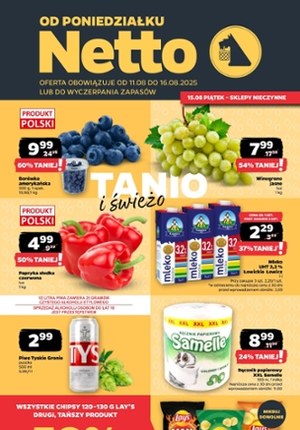 Gazetka promocyjna Netto, ważna od 11.08.2025 do 16.08.2025.