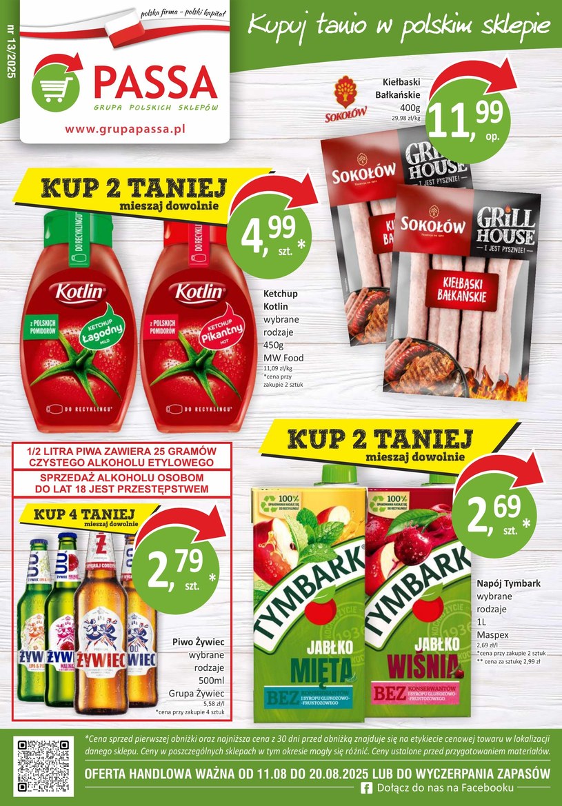 Gazetka promocyjna Passa - ważna od 11. 08. 2025 do 20. 08. 2025