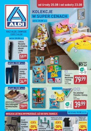 Gazetka promocyjna Aldi, ważna od 20.08.2025 do 23.08.2025.