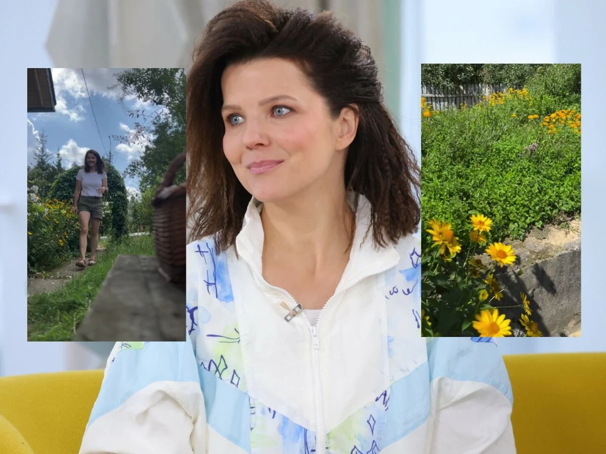 Joanna Jabłczyńska pokazała swój ogród. Uważa, że nie jest idealny