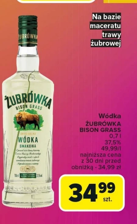 Ароматизована горілка Żubrówka
