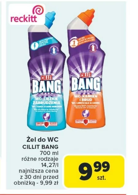 Żel do WC Cillit Bang