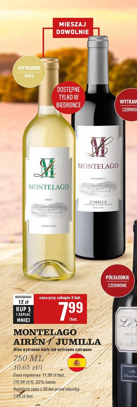 Wino wytrawne Montelago