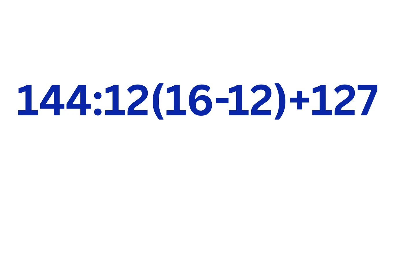Obliczysz poprawnie to działanie matematyczne? Wielu internautów ma z tym problem.