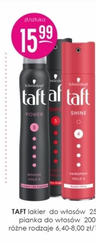 Lakier do włosów Taft