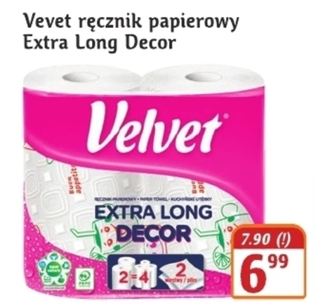 Паперовий рушник Velvet