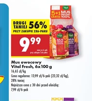 Mus owocowy Vital Fresh