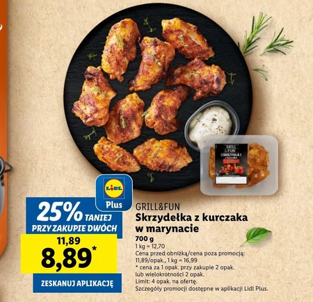 Skrzydełka z kurczaka Grill&Fun