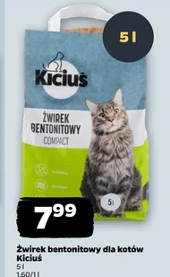 Żwirek bentonitowy Kiciuś