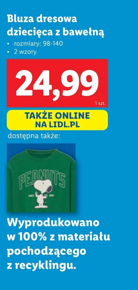 Bluza dresowa dziecięca OnLine