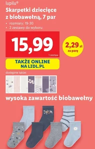Skarpetki dziecięce Lupilu