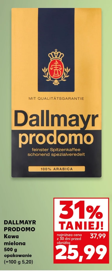 Kawa mielona Dallmayr