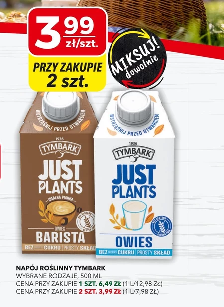 Napój roślinny Tymbark
