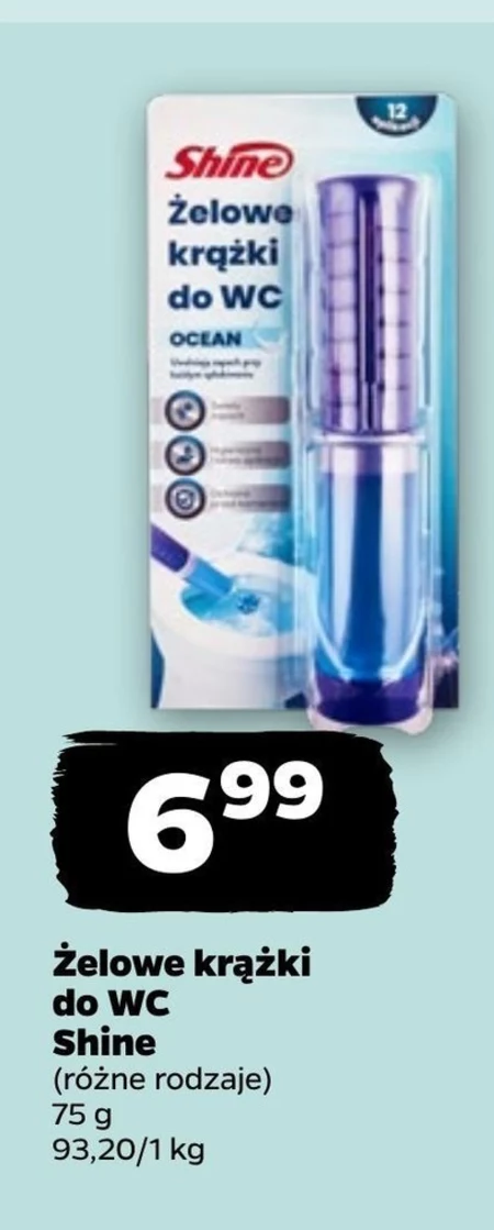 Krążki żelowe do wc Shine