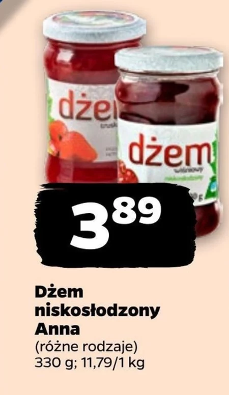 Dżem niskosłodzony Anna