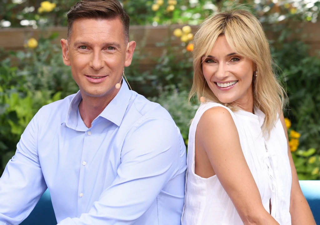 Anna Lewandowska i Łukasz Kadziewicz  z "Pytanie na śniadanie"