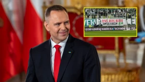Tak kibice przywitali Nawrockiego. Wymowny transparent na meczu Lechii