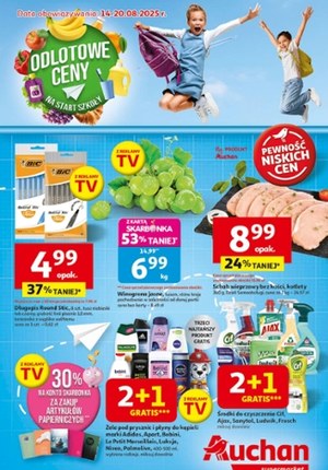 Gazetka promocyjna Auchan Supermarket, ważna od 14.08.2025 do 20.08.2025.
