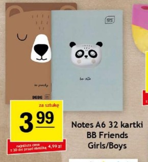 Notes Bebe niska cena