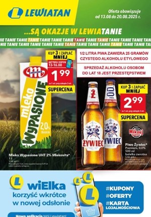 Gazetka promocyjna Lewiatan, ważna od 13.08.2025 do 20.08.2025.