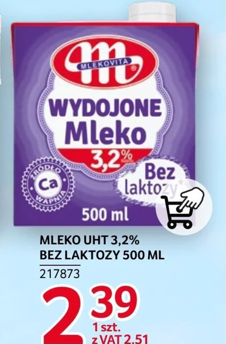 Mleko bez laktozy Mlekovita