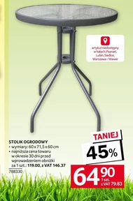 Stolik ogrodowy