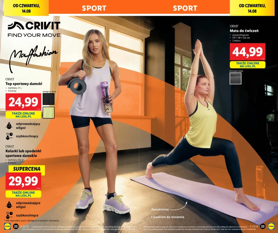 Kolekcja sportowa od znanej influencerki w Lidlu! Kolekcja sportowa od znanej influencerki w Lidlu!