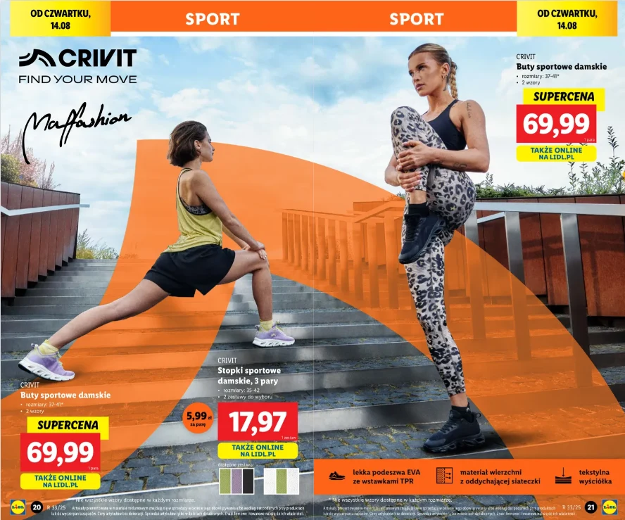 Kolekcja sportowa od znanej influencerki w Lidlu! Kolekcja sportowa od znanej influencerki w Lidlu!