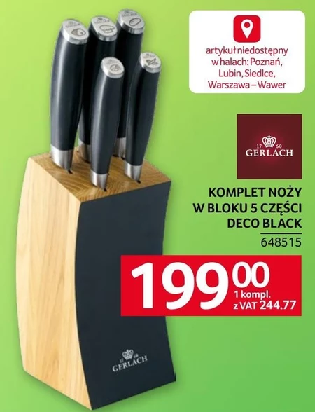 Komplet noży Gerlach