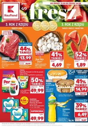 Gazetka promocyjna Kaufland, ważna od 13.08.2025 do 20.08.2025.