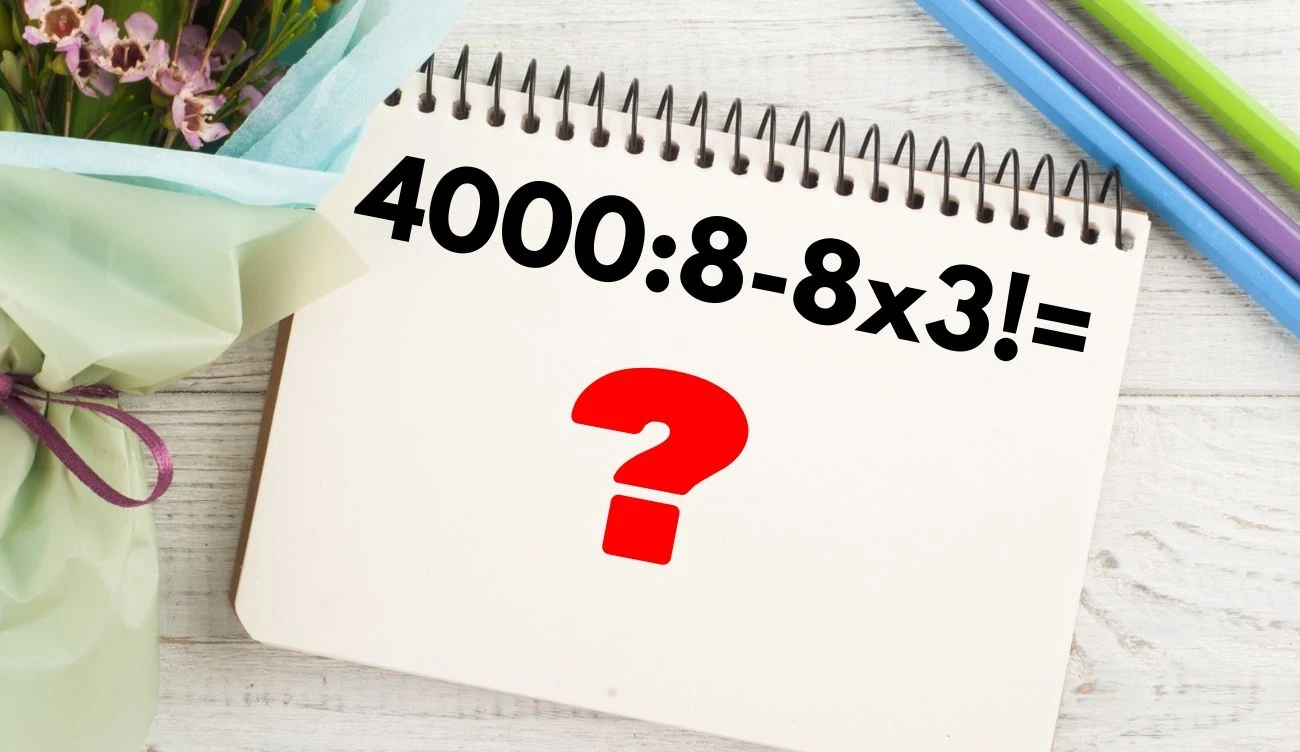 Rozwiążesz tę zagadkę matematyczną? Nie potrzebujesz kalkulatora Rozwiążesz tę zagadkę matematyczną? Nie potrzebujesz kalkulatora