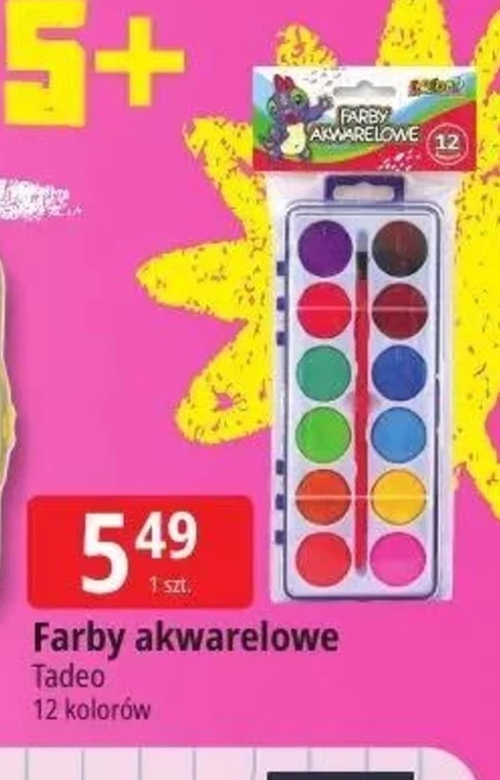 Акварельні фарби Tadeo