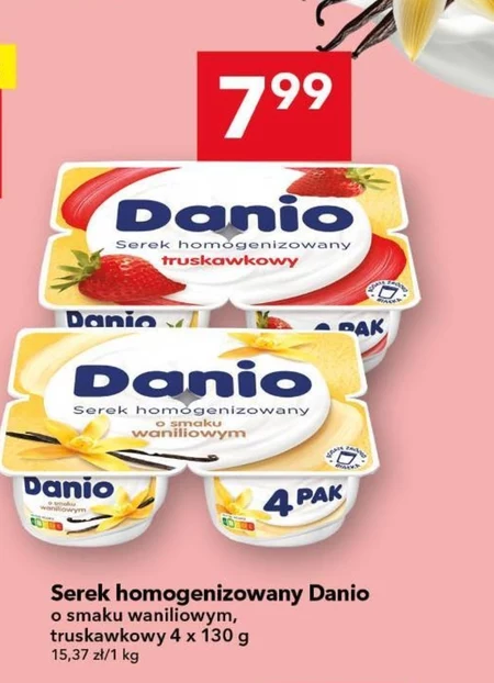 Гомогенізований сир Danio