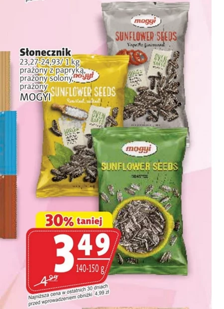 Słonecznik prażony