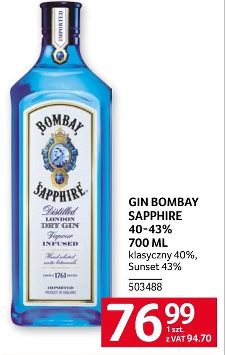 Gin Bombay Sapphire