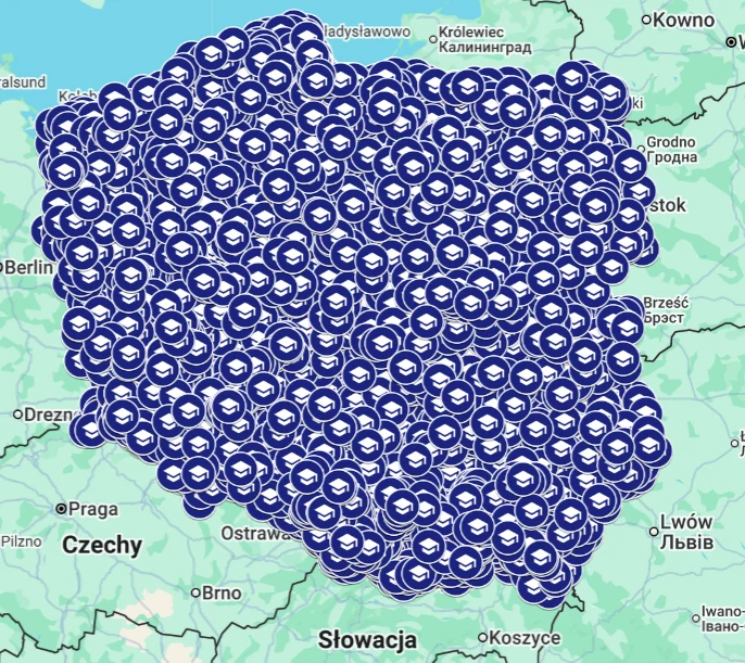 Mapa inwestycji z KPO na nowoczesną edukację