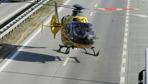 Na autostradzie A1 doszło do awarii śmigłowca LPR/ zdj. ilustracyjne