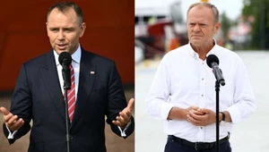 Nawrocki czeka na gratulacje od Tuska. "Chyba nie przeszło przez gardło"