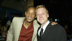 Will Smith i Alan Tudyk w 2004 roku