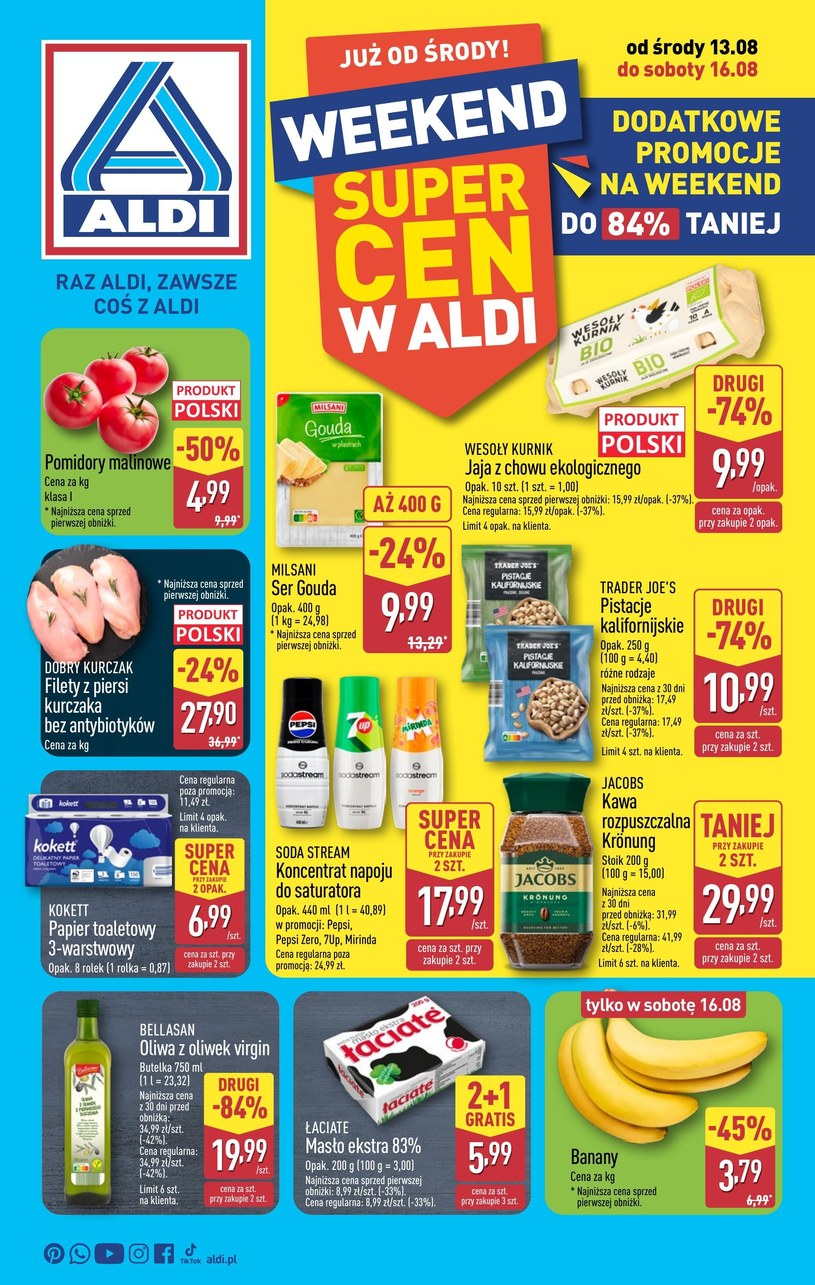 Gazetka promocyjna Aldi - ważna od 13. 08. 2025 do 16. 08. 2025