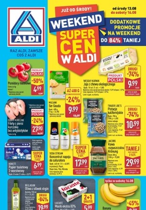 Gazetka promocyjna Aldi, ważna od 13.08.2025 do 16.08.2025.