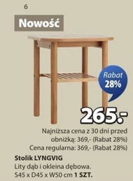 Stolik Dębowa