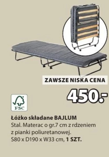 Łóżko składane