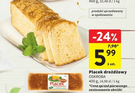 Placek drożdżowy Oskroba