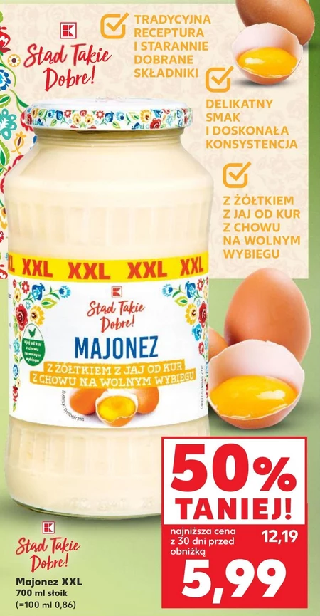 Majonez K-Stąd Takie Dobre