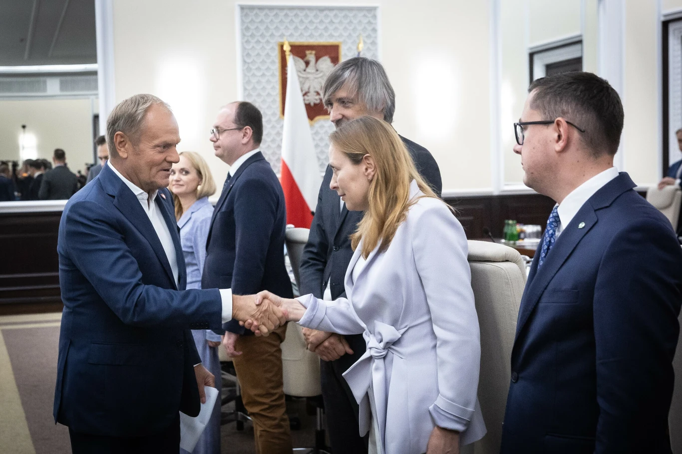 Pełczyńska-Nałęcz o wymianie zdań z Tuskiem: Traktuję to z dystansem i jako formę żartu Pełczyńska-Nałęcz o wymianie zdań z Tuskiem: Traktuję to z dystansem i jako formę żartu