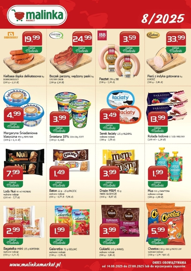 Gazetka promocyjna MALINKA Market - wygasła 20 dni temu